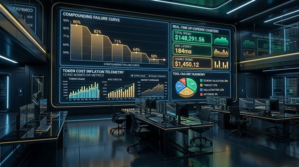 AI Agent & FinOps Statistics 2026: Production Failure Rates, Token Costs, and Enterprise Benchmarks