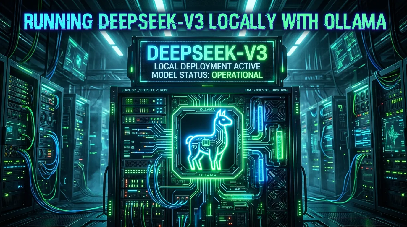 How to Run DeepSeek-V3 Locally: The Complete Ollama and hardware Guide Cover Image